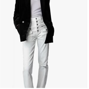 Zadig and Voltaire white jeans/ denim